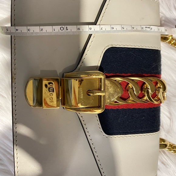 Gucci White mini Sylvie shoulder bag - Picture 7 of 7
